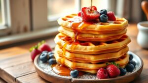 delicious easy crispy waffles