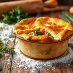 delicious homemade chicken pot pie
