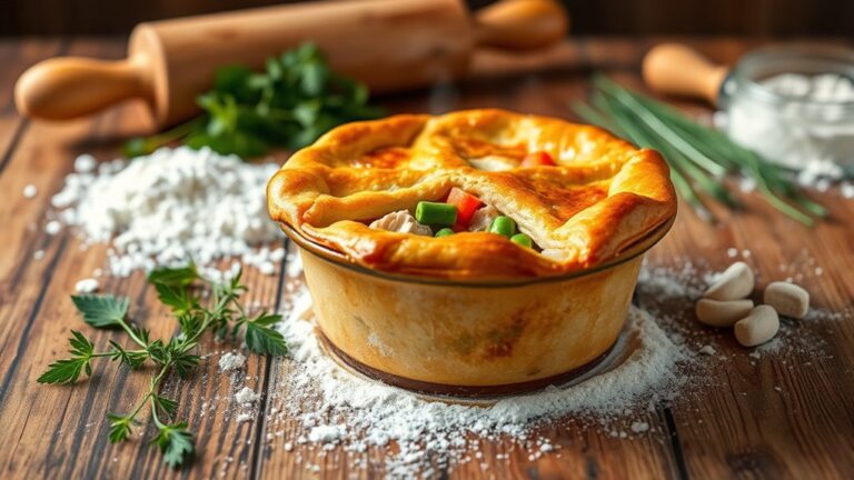 delicious homemade chicken pot pie
