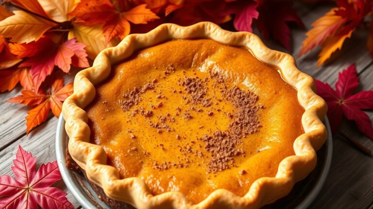 delicious homemade pumpkin pie