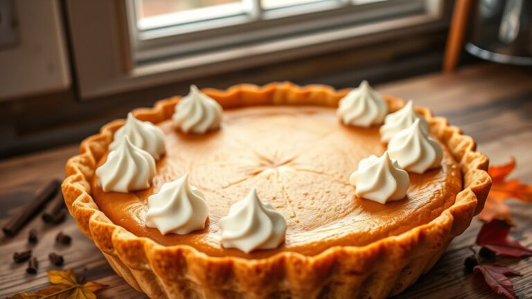 delicious homemade pumpkin pie