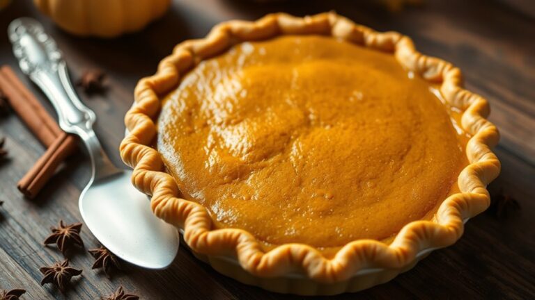 delicious homemade pumpkin pie