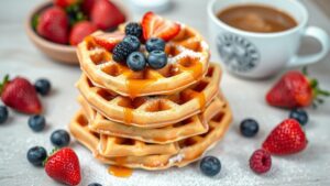delicious homemade waffle recipe