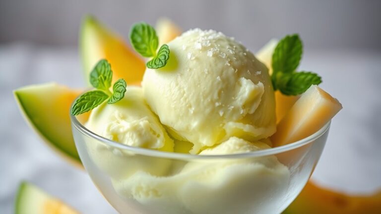 delicious honeydew ice cream