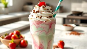 delicious ice cream beverage