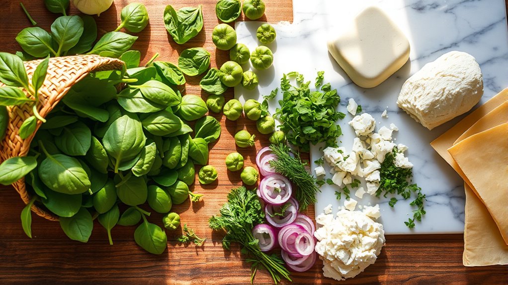 delicious spanakopita ingredient list