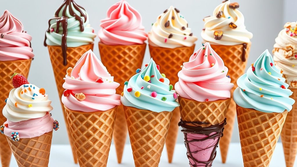 delicious waffle cone recipes