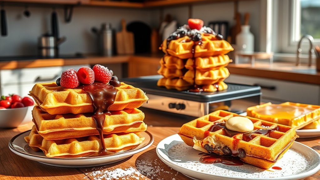 delicious waffle iron desserts