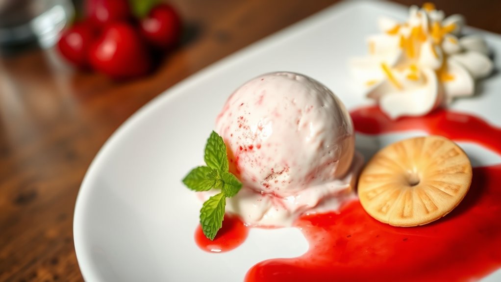 delightful strawberry ice cream