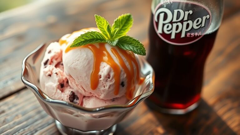 dr pepper flavored ice cream