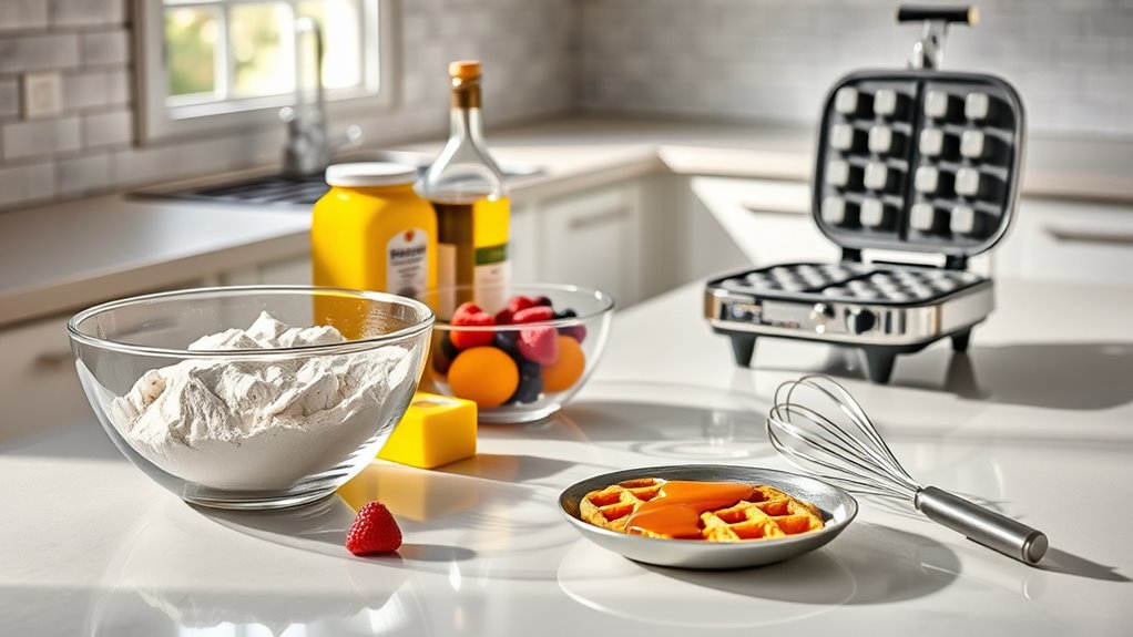 easy and quick waffles