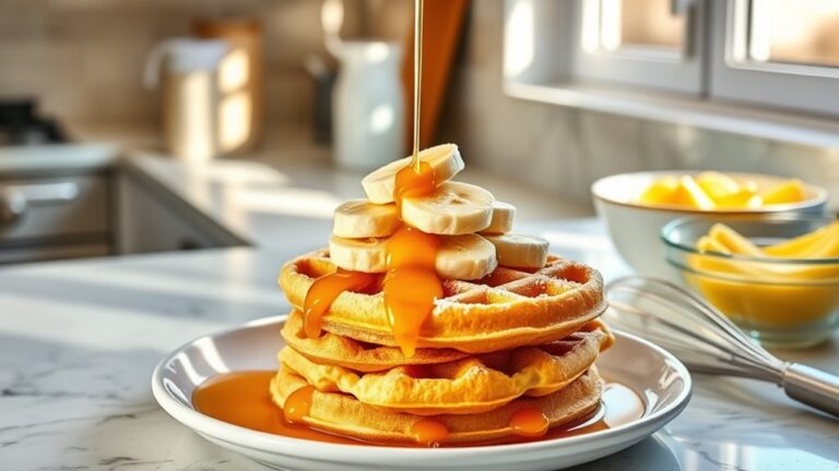 easy banana waffles recipe