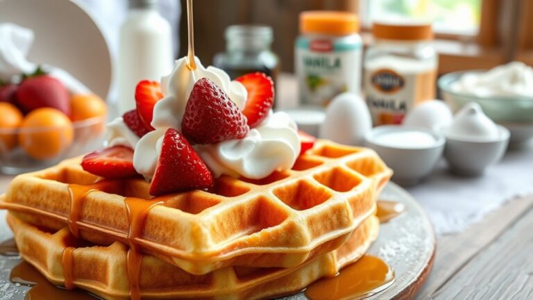 easy belgian waffle recipe