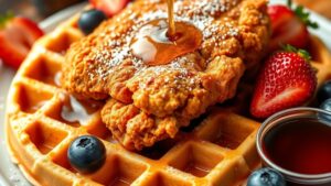 easy chicken and waffles