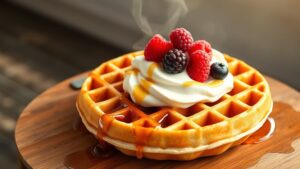 easy waffle recipe steps