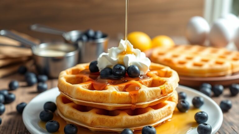 easy waffles with pancake mix
