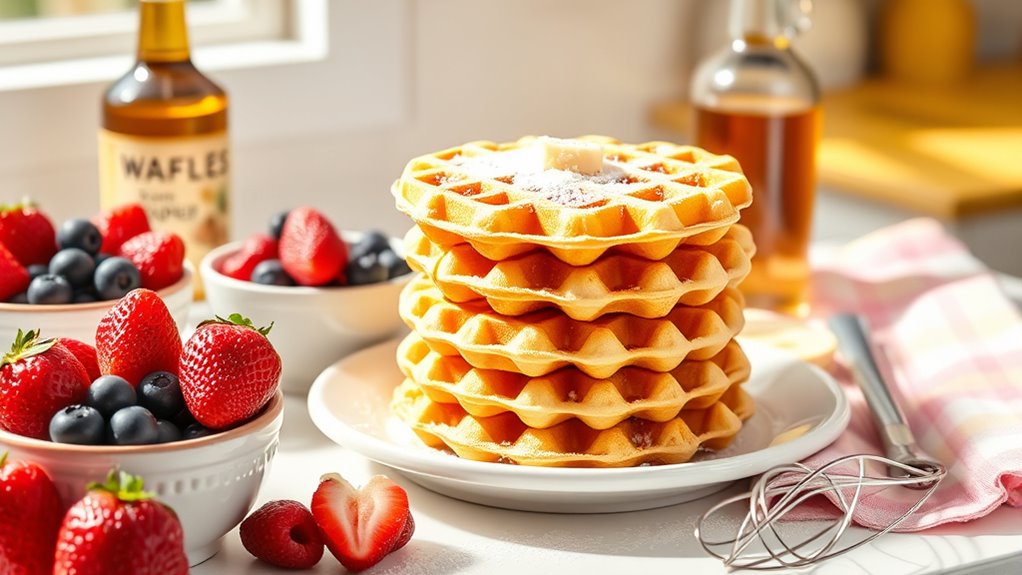 efficient baby waffle prep