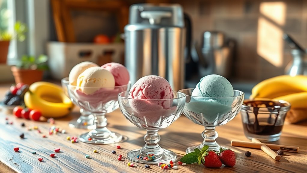 efficient ice cream preparation