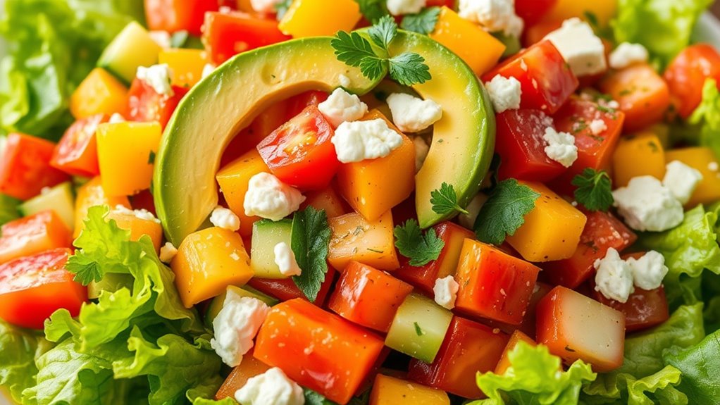 efficient salad preparation techniques