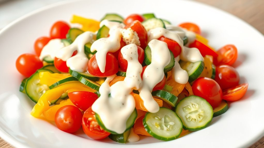 efficient vegetable salad preparation