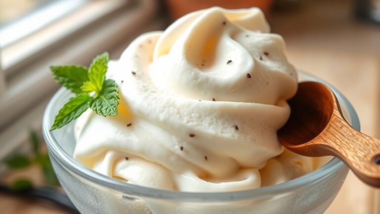 eggless vanilla bean ice cream
