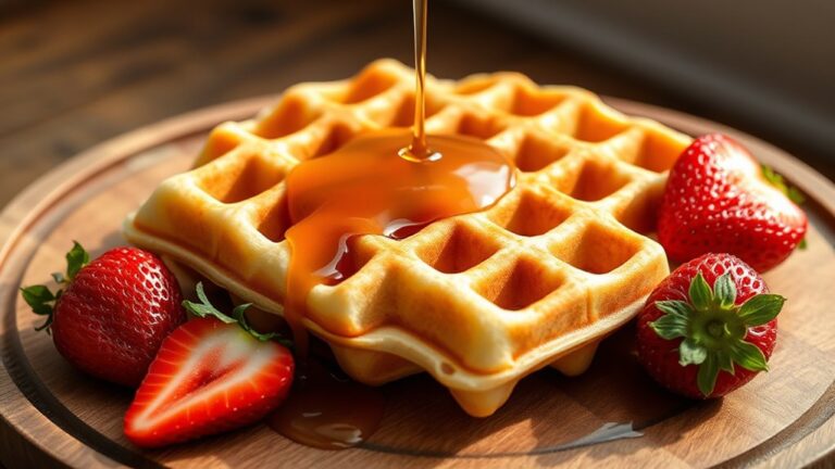 eggless waffle breakfast recipe