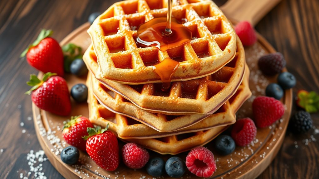 eggless waffles made easy