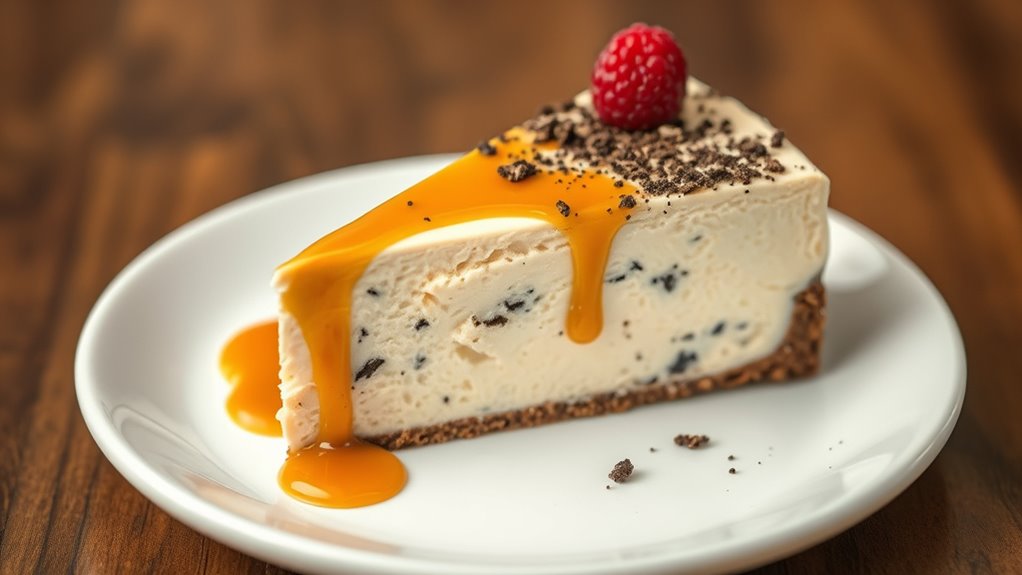 elegant cheesecake ice cream