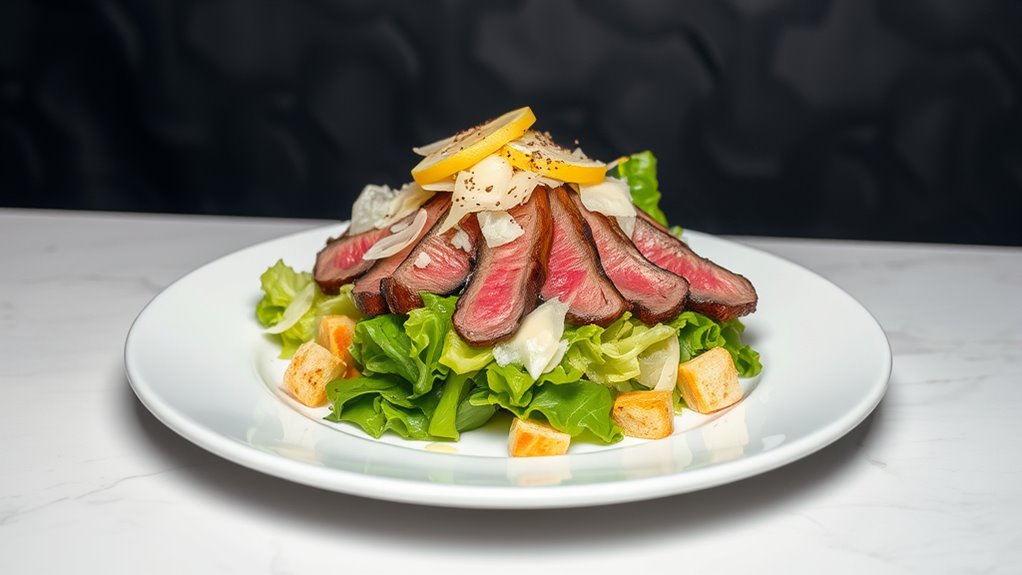 elegant salad presentation tips