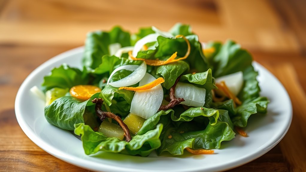 elegant salad presentation tips
