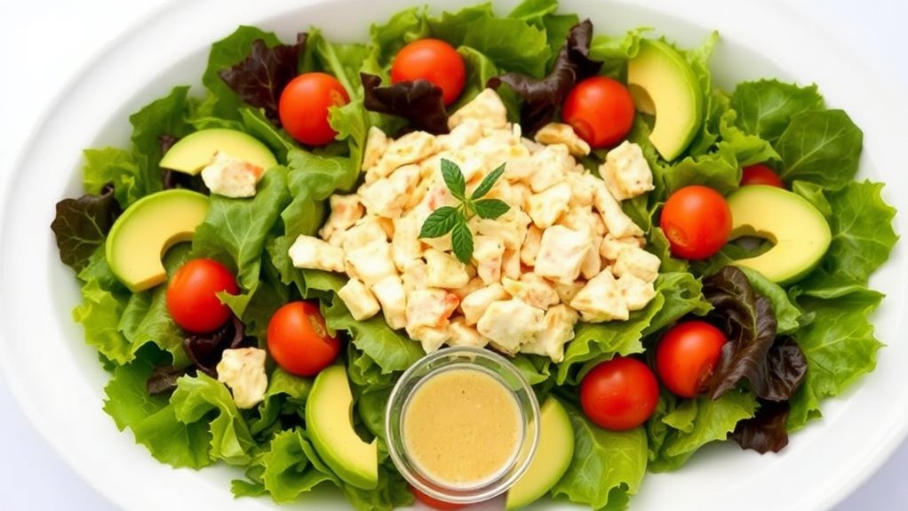 elegant salad serving tips