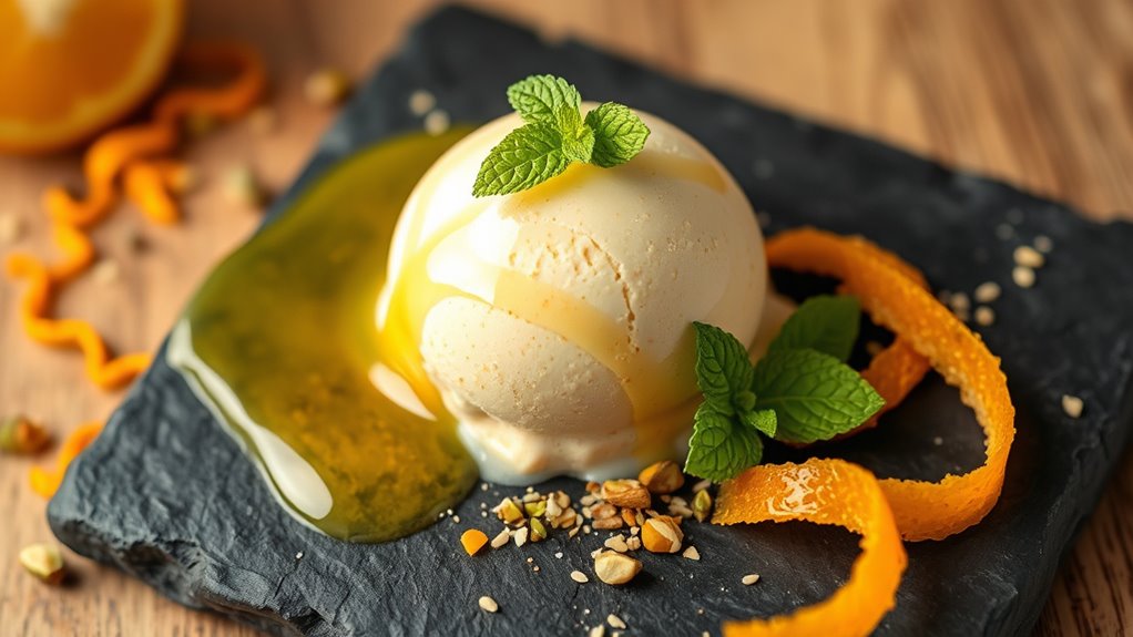 elegant serving suggestions highlighted