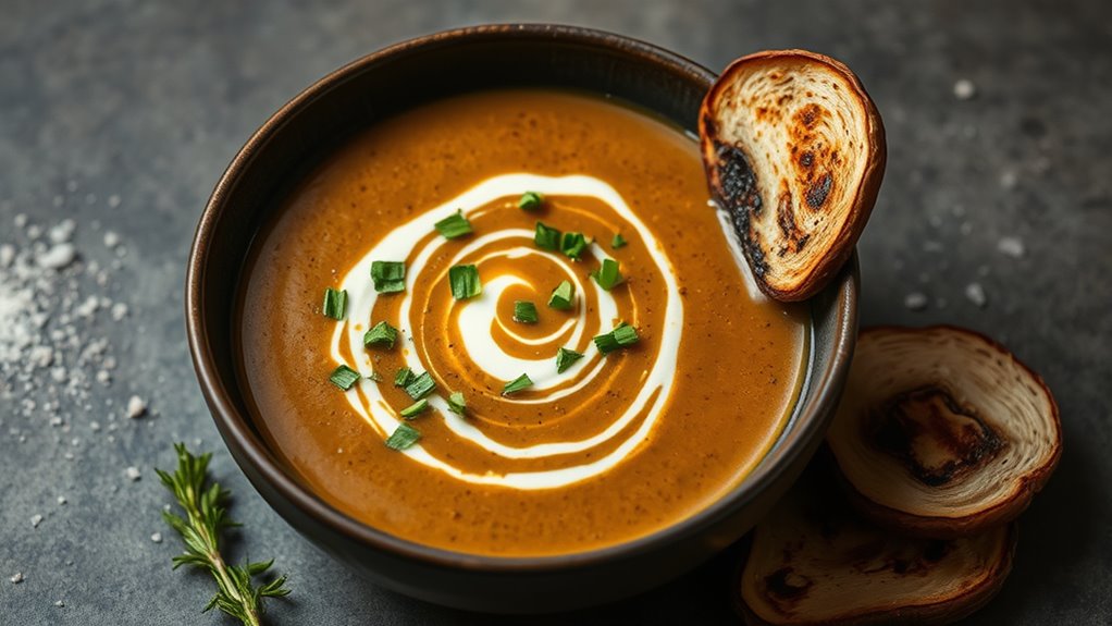 elegant soup serving suggestions