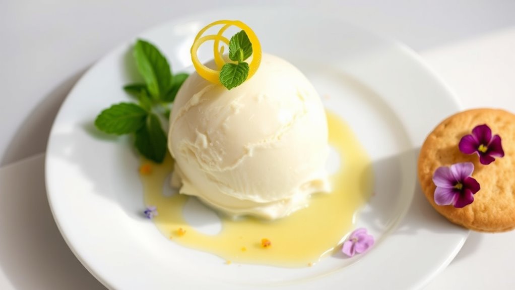 elevate ice cream presentation