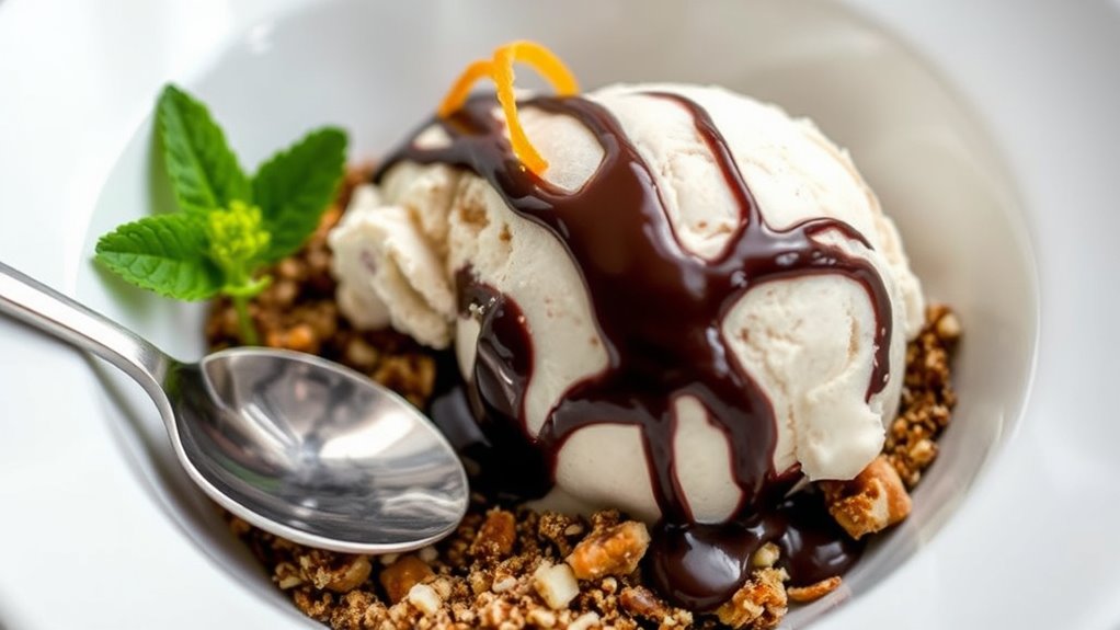 elevate ice cream presentation