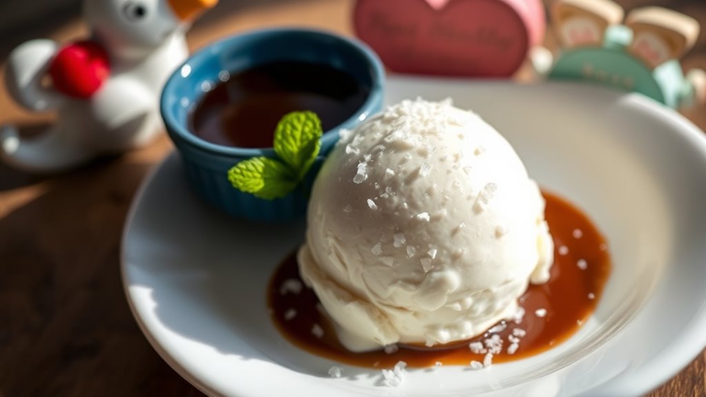 elevate ice cream presentation