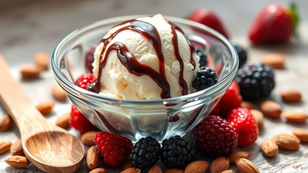 elevate ice cream presentation