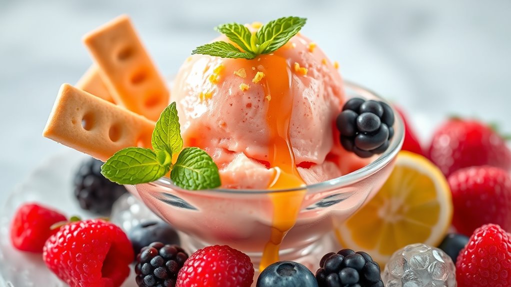 elevate rockmelon ice cream