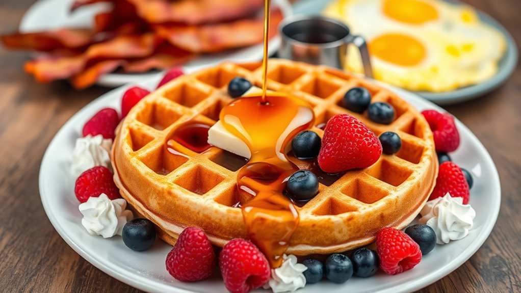 elevate waffle serving experience