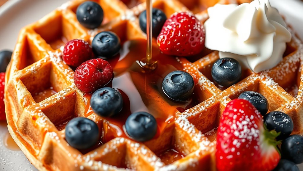 elevate waffles with creativity