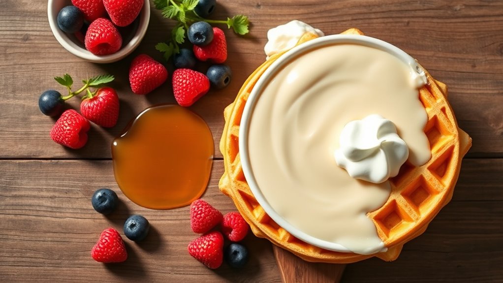 elevate waffles with toppings