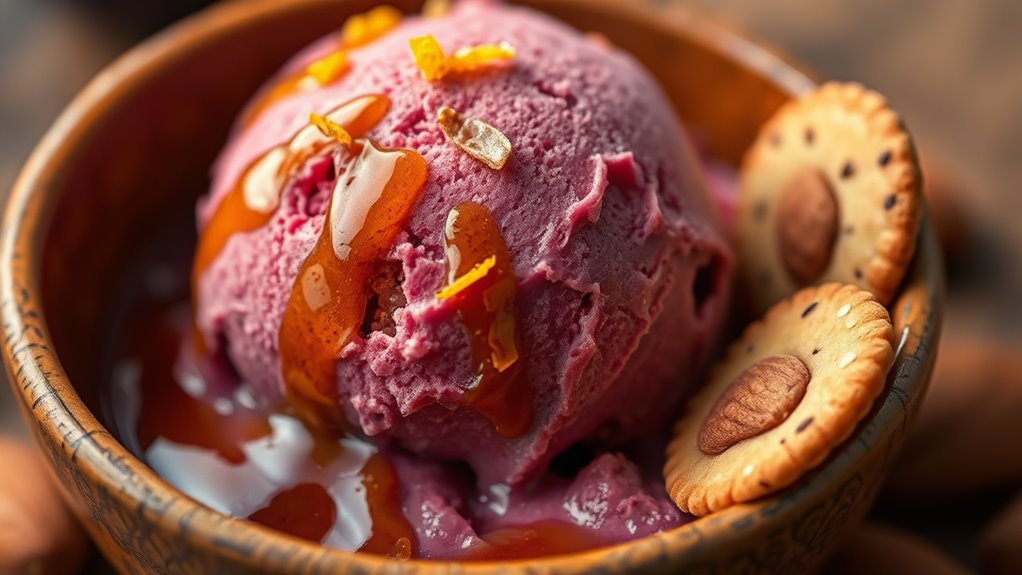 elevate your plum ice cream