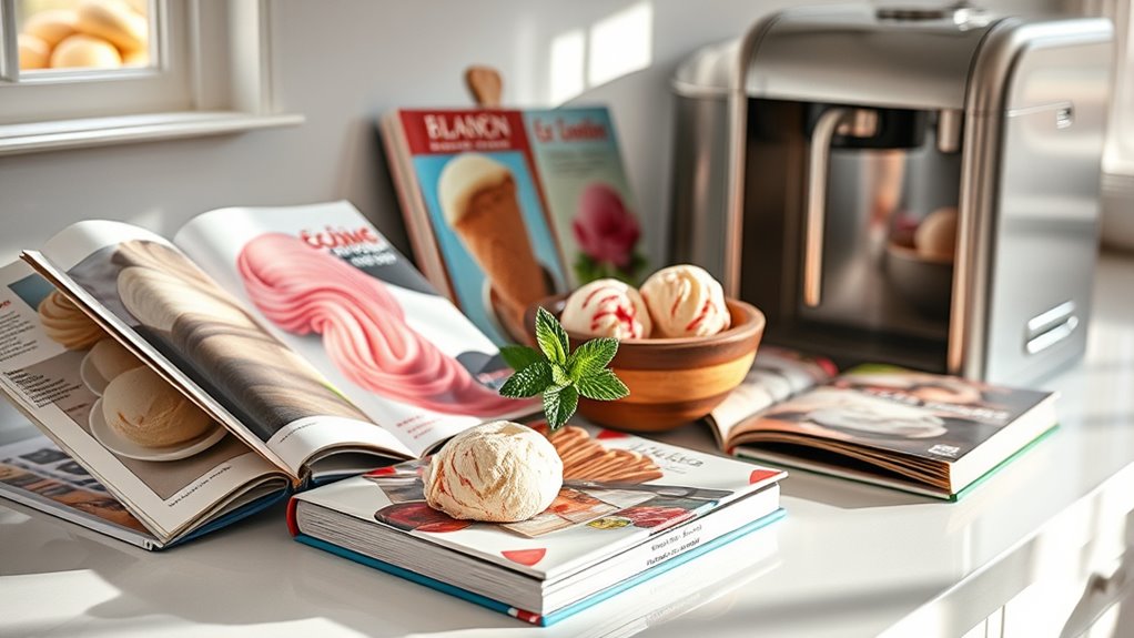 elevated ice cream presentation