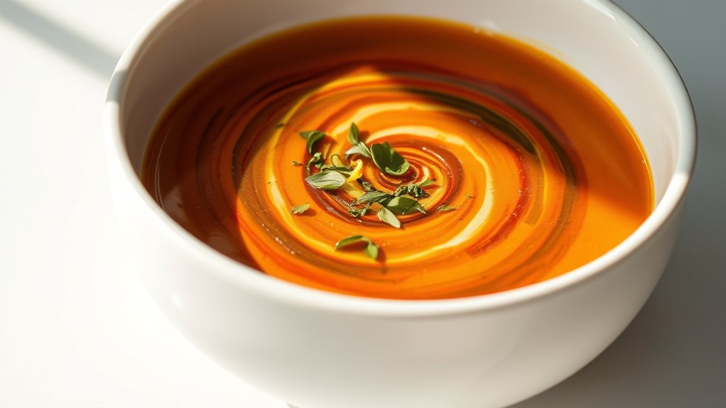 elevated soup presentation techniques