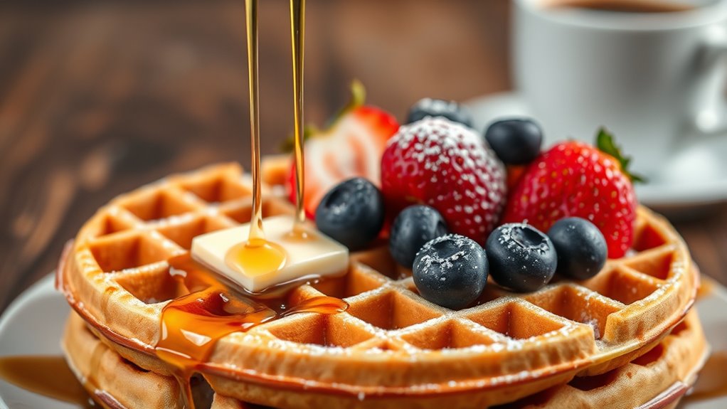 endless waffle topping possibilities