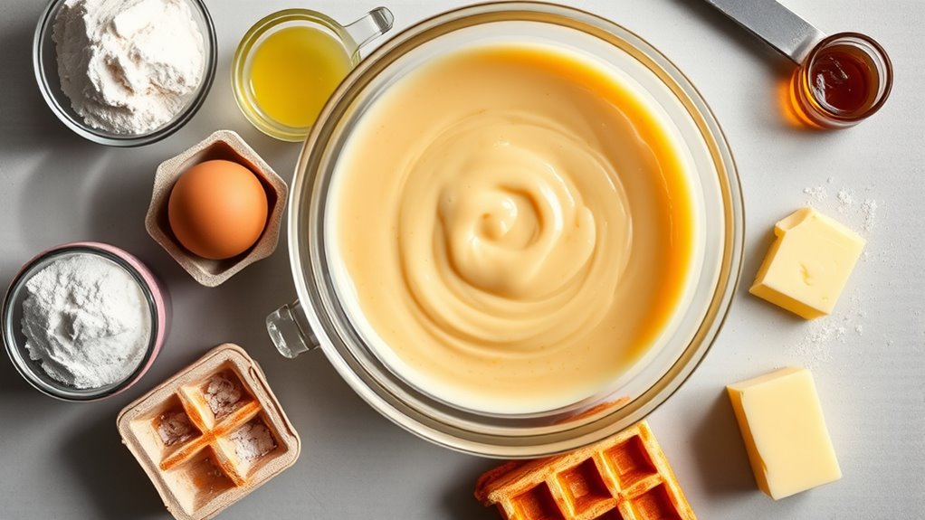 essential belgian waffle ingredients