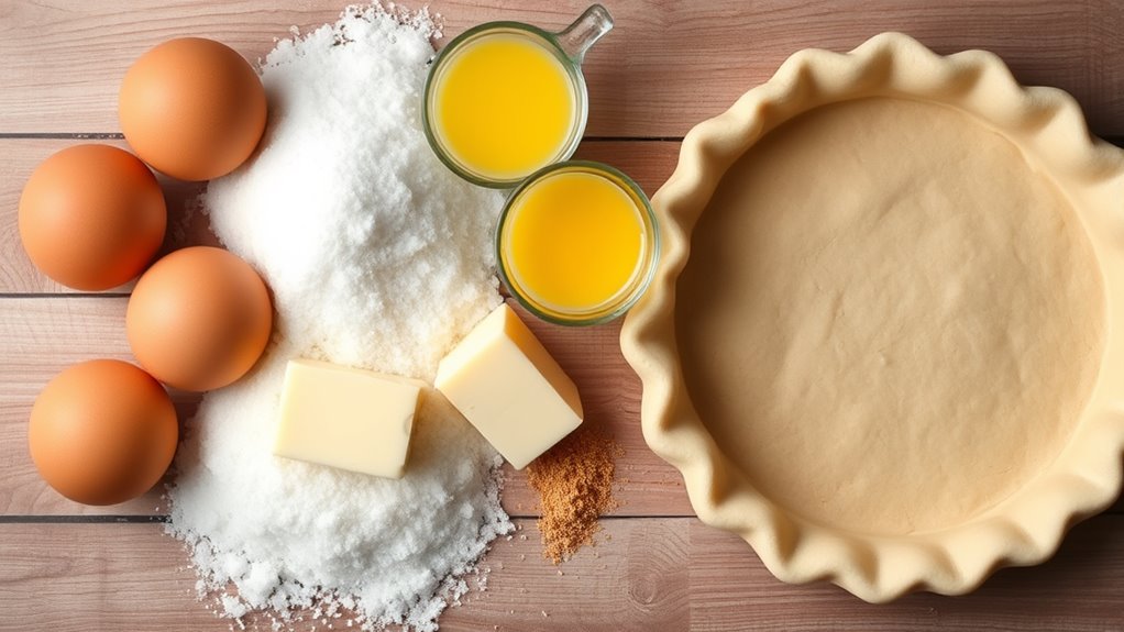 essential custard pie ingredients
