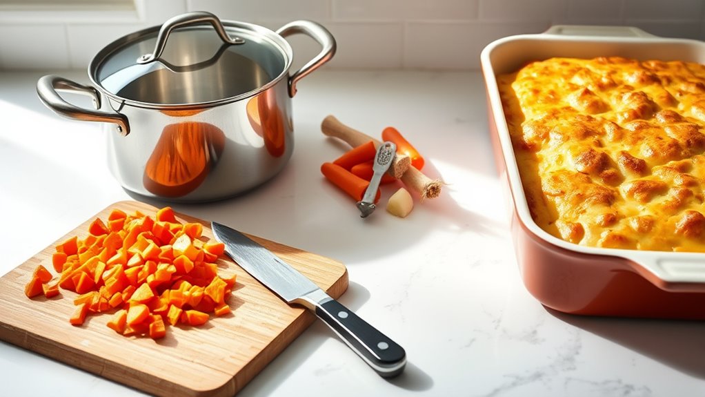 essential kitchenware for cottage pie