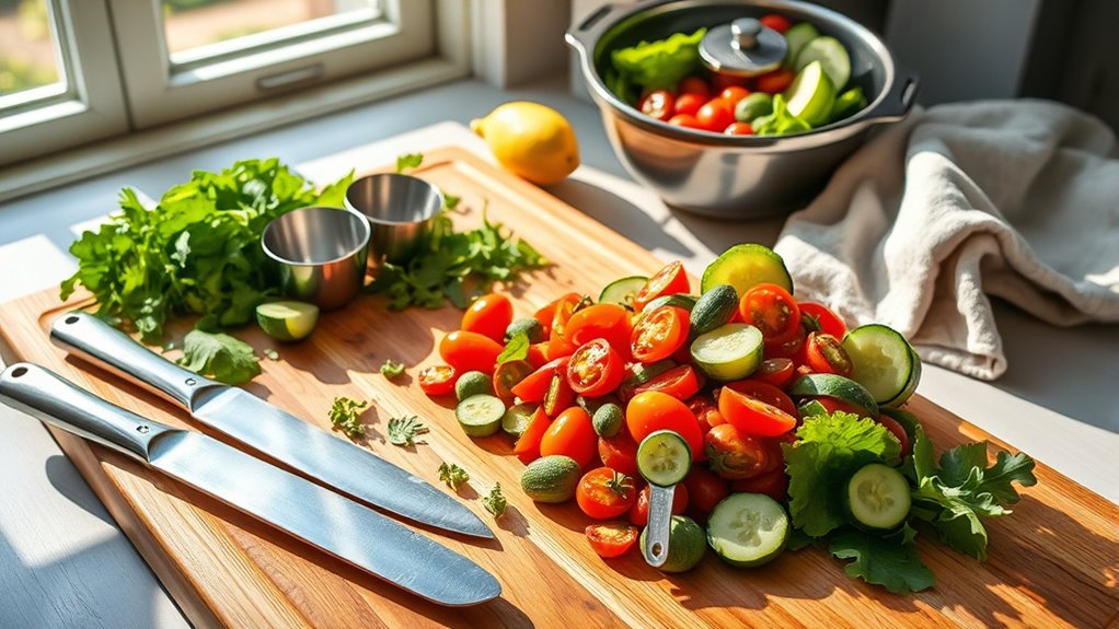 essential tools for salad
