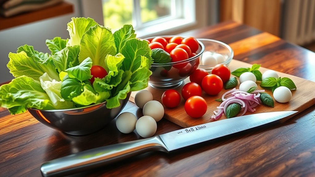 essential tools for salad